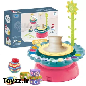 اسباب بازی مدل چرخ سفالگری کد 2110A