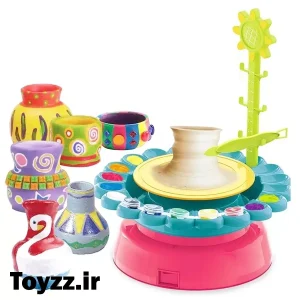 اسباب بازی مدل چرخ سفالگری کد 2110A