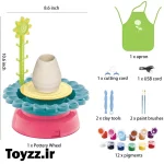 اسباب بازی مدل چرخ سفالگری کد 2110A