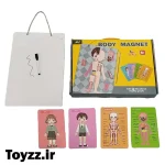 کیت آموزشی آناتومی اعضای بدن مگنتی کد 202-3