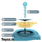 اسباب بازی مدل چرخ سفالگری کد 2112C