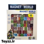 ساختنی مغناطیسی 49 تکه مدل لگو مگنتی ماینکرافت کد 129