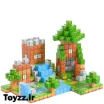 ساختنی مغناطیسی 49 تکه مدل لگو مگنتی ماینکرافت کد 129