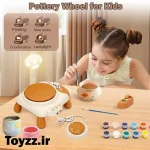 اسباب بازی مدل سفالگری طرح گربه کد 1003D