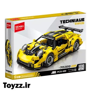 ساختنی لگو ماشین برند Sembo Block مدل TECHNIAUE کد 715320 ساخت یک ماشین تکنیکی جذاب با تجربه‌ای مهندسی و سرگرم‌کننده