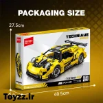 ساختنی لگو ماشین برند Sembo Block مدل TECHNIAUE کد 715320 ساخت یک ماشین تکنیکی جذاب با تجربه‌ای مهندسی و سرگرم‌کننده