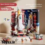 ساختنی لگو LELEBROTHER طرح فضا پیما کد 8863