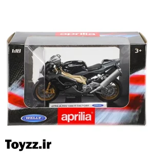 ماکت فلزی موتور آپریلیا برند ویلی مدل APRILIA RSV 1000 R FACTORY