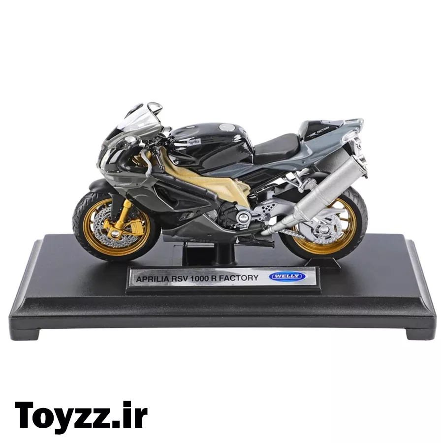 ماکت فلزی موتور آپریلیا برند ویلی مدل APRILIA RSV 1000 R FACTORY 11 ماکت فلزی موتور آپریلیا برند ویلی مدل APRILIA RSV 1000 R FACTORY