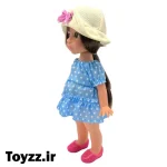 عروسک دختر sweet girl ارتفاع 30cm کد 5_9901 آبی