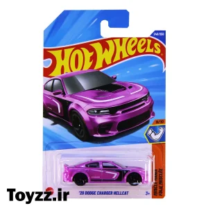 ماکت ماشین هات ویلز مدل دوج چارجر 20 DODGE CHARGER HELLCAT صورتی 7 ماکت ماشین هات ویلز مدل دوج چارجر 20 DODGE CHARGER HELLCAT صورتی
