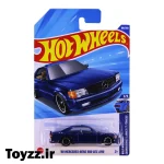 ماکت ماشین هات ویلز مدل مرسدس بنز 89 MERCEDES BENZ 560 SEC AMG سری WILD WIDEBODY
