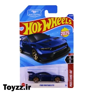 ماکت ماشین هات ویلز مدل FORD MUSTANG GTD سری MUSTANG 60