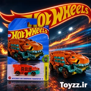ماکت ماشین هات ویلز مدل HW ULTIMATE T-REX TRANSPORTER سری EXPERIMOTORS