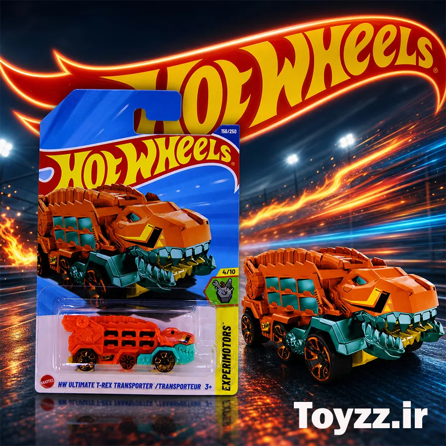 ماکت ماشین هات ویلز مدل HW ULTIMATE T-REX TRANSPORTER سری EXPERIMOTORS 5 ماکت ماشین هات ویلز مدل HW ULTIMATE T-REX TRANSPORTER سری EXPERIMOTORS