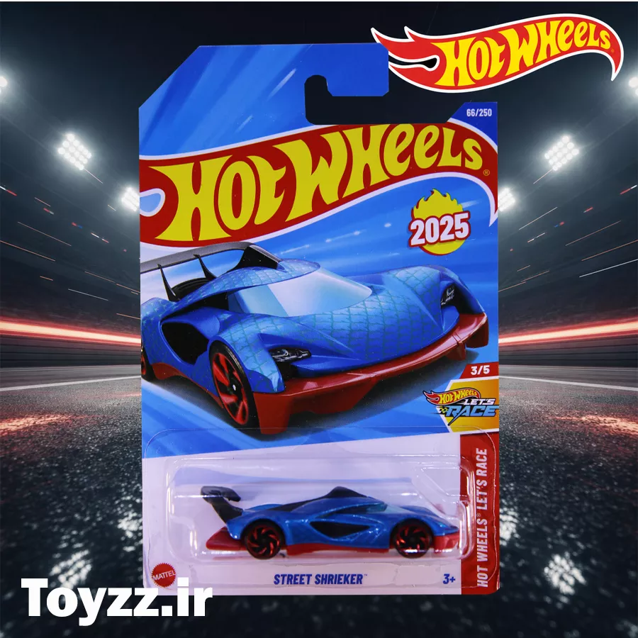 ماکت ماشین هات ویلز مدل STREET SHRIEKER سری HOT WHEELS LETS RACE 3 ماکت ماشین هات ویلز مدل STREET SHRIEKER سری HOT WHEELS LETS RACE