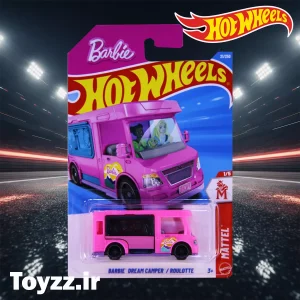 ماکت ماشین هات ویلز مدل BARBIE DREAM CAMPER سری MATTEL