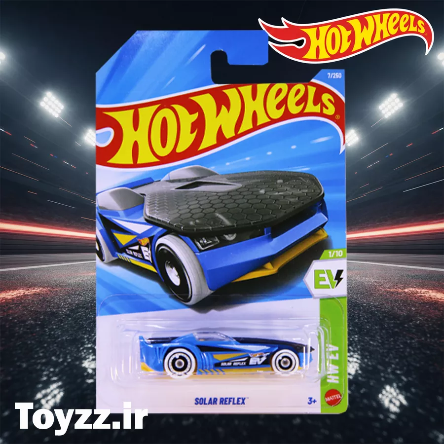 ماکت ماشین هات ویلز مدل SOLAR REFLEX سری HW EV 3 ماکت ماشین هات ویلز مدل SOLAR REFLEX سری HW EV