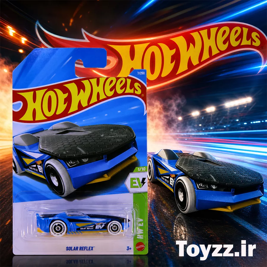 ماکت ماشین هات ویلز مدل SOLAR REFLEX سری HW EV 9 ماکت ماشین هات ویلز مدل SOLAR REFLEX سری HW EV