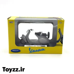 ماکت فلزی موتور وسپا برند ویلی مدل VESPA 125CC