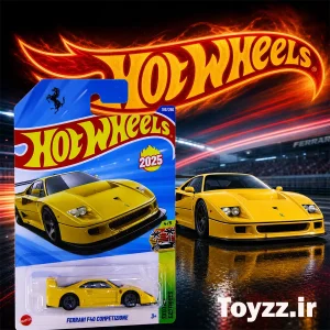 ماکت ماشین هات ویلز مدل FERRARI F40 COMPETIZIONE سری EXOTICS