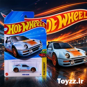 ماکت ماشین هات ویلز مدل FORD RS200 سری PEAK PURSUIT