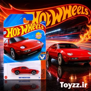ماکت ماشین هات ویلز طرح پورشه مدل 1983 PORSCHE 928S سری MUSCLE MANIA