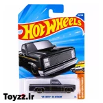 ماکت ماشین هات ویلز طرح چوی مدل 83 CHEVY SILVERADO سری HOT TRUCKS خاکستری