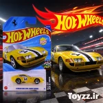 ماکت ماشین هات ویلز مدل FERRARI 365 GTB4 COMPETIZIONE سری RACE DAY زرد