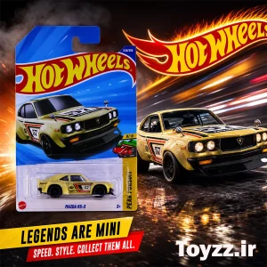 ماکت ماشین هات ویلز مدل MAZDA RX-3 سری PEAK PURSUIT