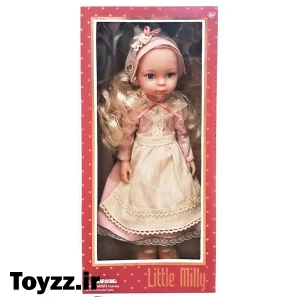عروسک دختر little milly ارتفاع 35 سانتی متری کد 01