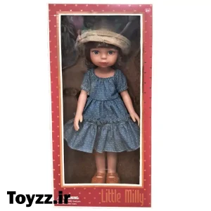 عروسک دختر little milly ارتفاع 35 سانتی متری کد 02