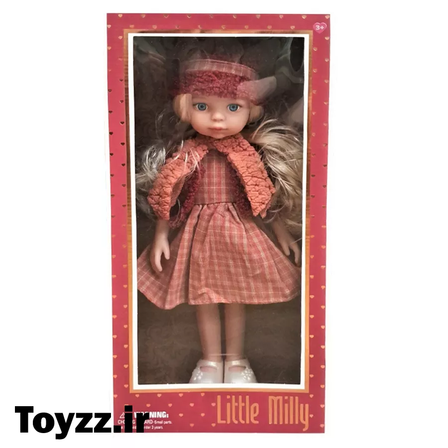 عروسک دختر little milly ارتفاع 35 سانتی متری کد 03 7 عروسک دختر little milly ارتفاع 35 سانتی متری کد 03