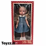 عروسک دختر little milly ارتفاع 35 سانتی متری کد 04