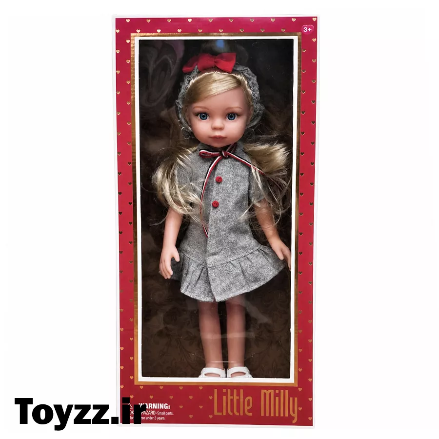 عروسک دختر little milly ارتفاع 35 سانتی متری کد 05 6 عروسک دختر little milly ارتفاع 35 سانتی متری کد 05