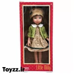 عروسک دختر little milly ارتفاع 35 سانتی متری کد 06