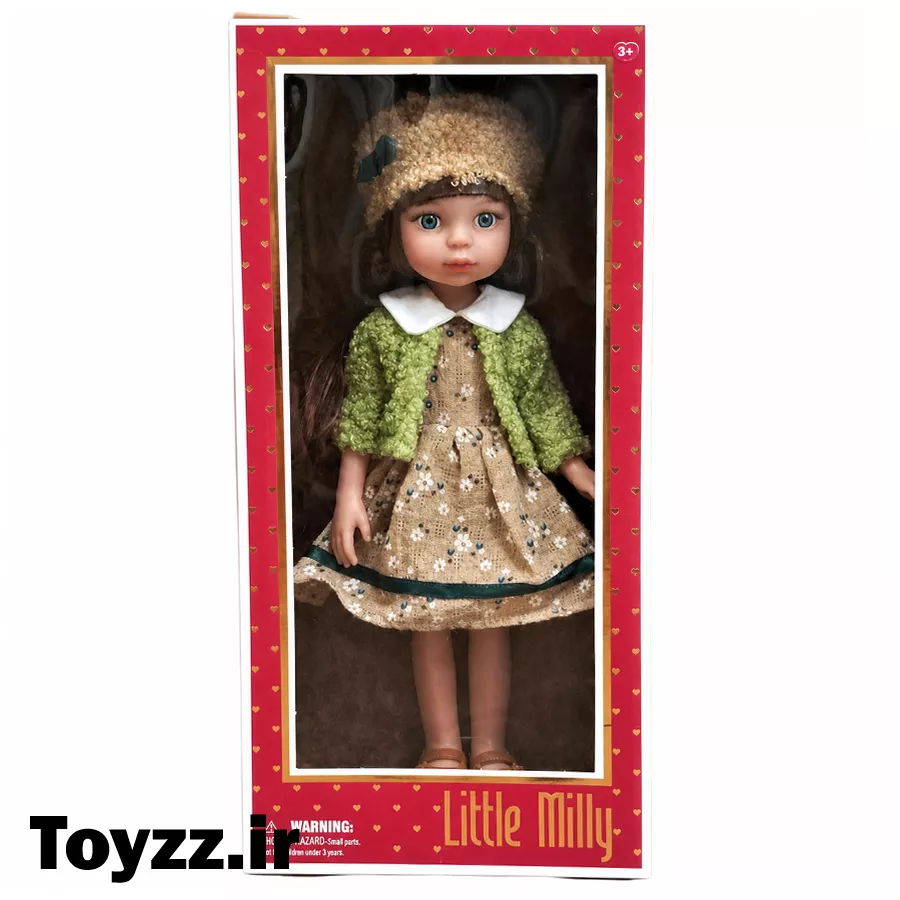 عروسک دختر little milly ارتفاع 35 سانتی متری کد 06 7 عروسک دختر little milly ارتفاع 35 سانتی متری کد 06