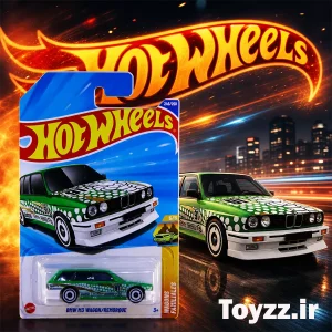 ماکت ماشین هات ویلز مدل BMW M3 WAGON/REMORQUE سری WAGON FAMILIALES