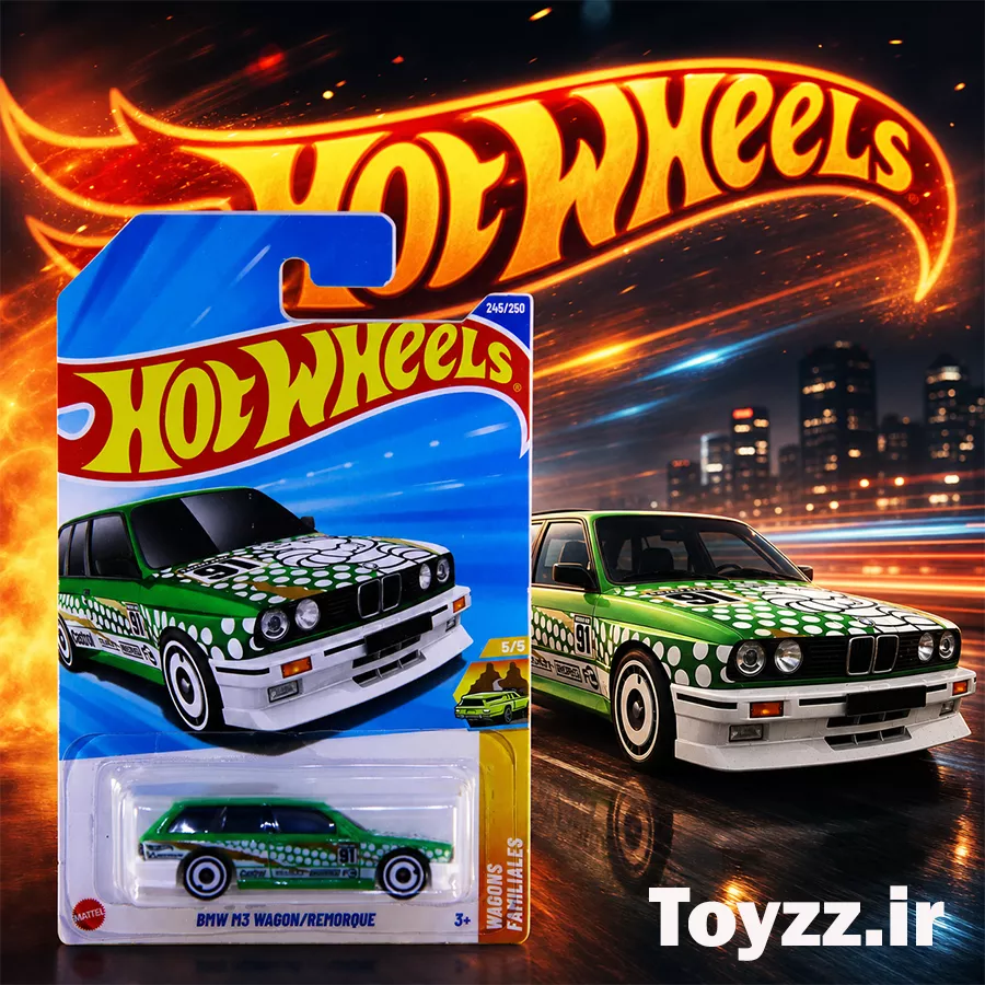 ماکت ماشین هات ویلز مدل BMW M3 WAGON/REMORQUE سری WAGON FAMILIALES 11 ماکت ماشین هات ویلز مدل BMW M3 WAGON/REMORQUE سری WAGON FAMILIALES