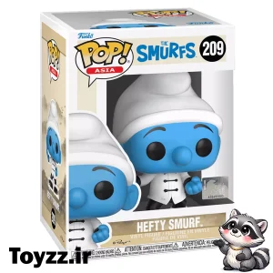 فیگور فانکو پاپ اورجینال مدل HEFTY SMURF کد 209