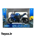 ماکت فلزی موتور سوزوکی برند ویلی مدل 2017 SUZUKI GSX-S1000F