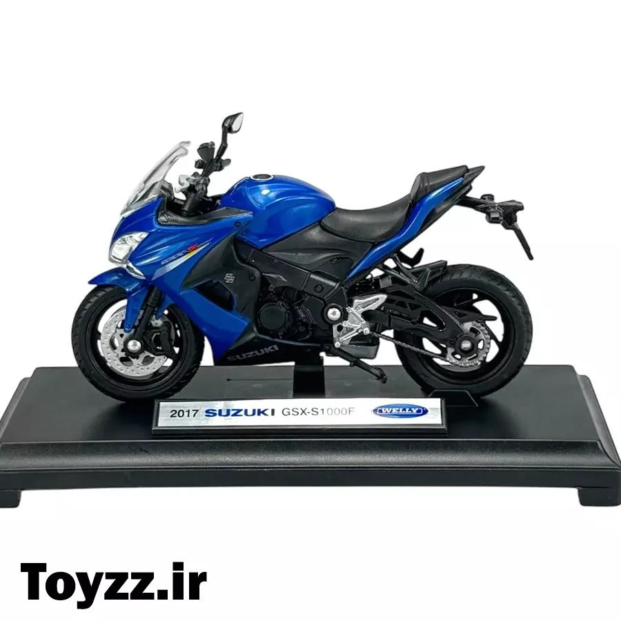 ماکت فلزی موتور سوزوکی برند ویلی مدل 2017 SUZUKI GSX-S1000F