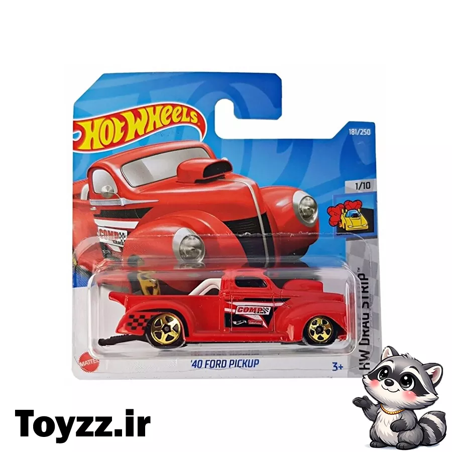 ماکت ماشین هات ویلز 2026 مدل 40 FORD PICKUP سری HW DRAG STRIP