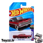 ماکت ماشین هات ویلز 2026 مدل 59 CHEVY IMPALA سری LAYIN LOW