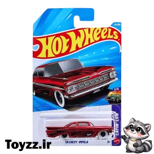 ماکت ماشین هات ویلز 2026 مدل 59 CHEVY IMPALA سری LAYIN LOW