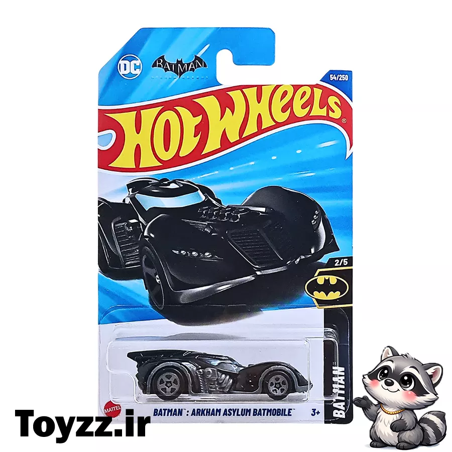 ماکت ماشین هات ویلز 2026 مدل BATMAN ARKHAM ASYLUM BATMOBILE سری BATMAN 11 ماکت ماشین هات ویلز 2026 مدل BATMAN ARKHAM ASYLUM BATMOBILE سری BATMAN