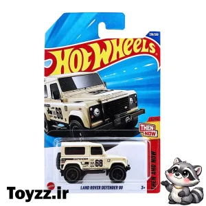 ماکت ماشین هات ویلز 2026 مدل LAND ROVER DEFENDER 90 سری THEN AND NOW