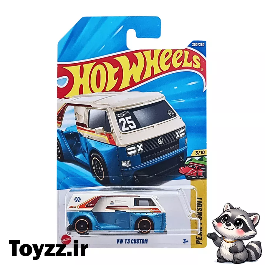 ماکت ماشین هات ویلز 2026 مدل VW T3 CUSTOM سری PEAK PURSUIT