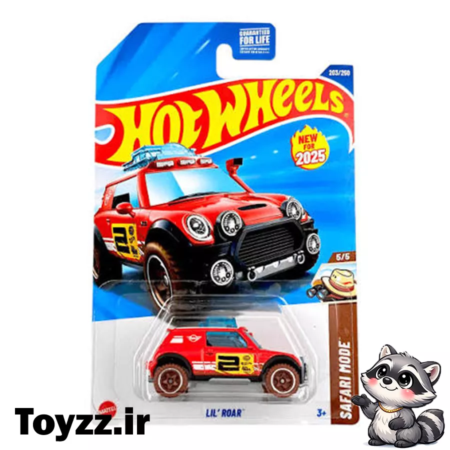 ماکت ماشین هات ویلز 2026 مدل LIL ROAR سری SAFARI MODE