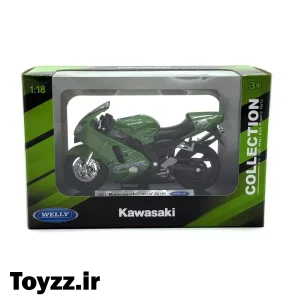 ماکت فلزی موتور کاوازاکی برند ویلی مدل 2001 Kawasaki NINJA ZX-12R 11 ماکت فلزی موتور کاوازاکی برند ویلی مدل 2001 Kawasaki NINJA ZX-12R